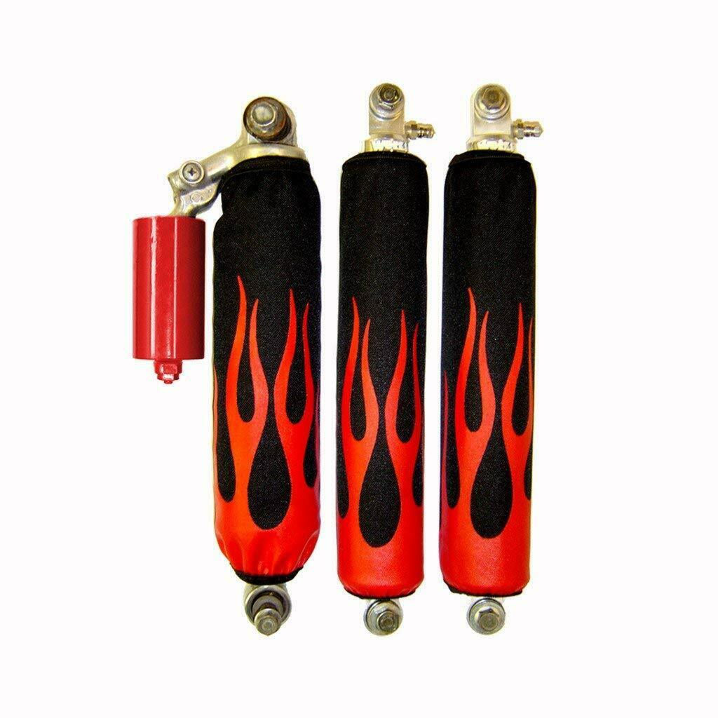 Kawasaki Mojave Lakota T4 Red Flame ATV Shock Cover - $34.90