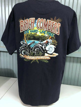 Beachcombers Ride Hard Live Free Motorcycle Large No Bad Days T-Shirt - £11.90 GBP