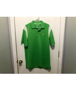 Masters Tech Augusta National Green &amp; White Polyester Blend Polo Shirt L... - $36.66 CAD