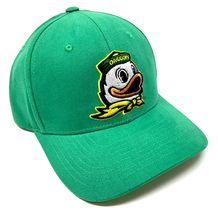 MVP Oregon Ducks Mascot Logo Green Curved Bill Adjustable Hat - £23.46 GBP