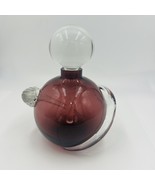 Perfume Glass Act Studio Vanity Bottle Lid Stopper Purple Twisted Home D... - $481.47 MXN