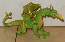 Pretend Play Green Dragon 4.5&quot; Long Fantasy Creature Figure Cake Topper - £7.72 GBP