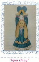 29&quot; Upsy Daisy Bunny Rabbit &amp; 4 Pocket Babies Door Knob Peg Hanger Sew Pattern - $10.99