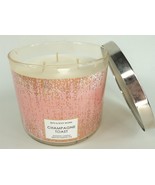 Bath &amp; Body Works BBW 14.5 oz Scented 3-Wick Candle - Champagne Toast  - £22.82 GBP