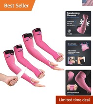 High-Performance Arm Guards: Pink Cut-Resistant Sleeves for Safety &amp; Com... - $37.50