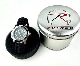 Rothco Combat Tested Since 1953 Military Watch Stainless - Plastic over ... - £32.57 GBP