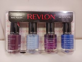 Revlon Colorstay Nail Polish 4 Pack Brand New Factory Sealed - £11.59 GBP