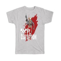 Armed Skeleton Social Distortion : Gift T-Shirt Monster Halloween Costume Party  - £19.74 GBP