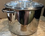 Princess House Heritage Signature 8-Qt. Stockpot with Steaming Basket (6... - $197.99