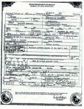 JFK Death Certificate Reproduction - £4.66 GBP