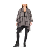 Patricia Nash Women&#39;s Plaid Cape Gray/Black - $79.20