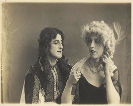 13531.Wall Decor Poster.Vintage victorian transvestites.Drag Queen photograph - £12.74 GBP+