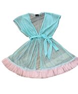 Seductivewear by Cinema Vintage Sheer Aqua Babydoll Robe Medium - €28,85 EUR