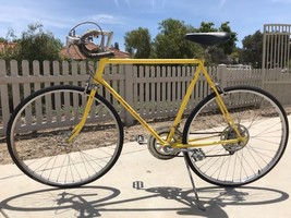 Vintage Schwinn Continental Chicago Yellow Bicycle 10 Speed Bike 1970s - £257.18 GBP