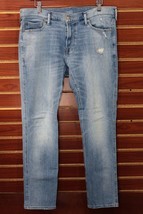 Men&#39;s Abercrombie &amp; Fitch Stretch Destroyed Skinny Jeans Medium Wash 33x30  $80 - £42.71 GBP