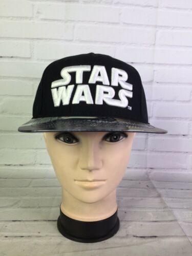 Primary image for Disney Star Wars Embroidered Logo Darth Vader Sublimated Brim Strapback Hat Cap