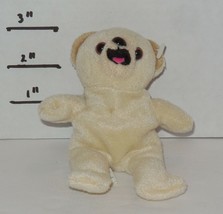 1999 Lever Snuggle Bear 4&quot; Bean bag Plush Stuffed Rare HTF - £7.58 GBP