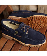 Timberland Men&#39;s Authentics 3 Eye Classic Shoes Moccasins Deck Shoes Sue... - £159.86 GBP