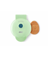 Dash Easter Egg Mini Waffle Maker Teal Green Non-Stick 4&quot; Waffles NEW - £15.56 GBP