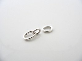 Tiffany &amp; Co Sterling Silver Bracelet Necklace Link Oval Clasp 1 Inch Extender - £132.54 GBP