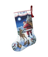 Dimensions Counted Cross Stitch &#39;&#39;Santa&#39;s Arrival&#39;&#39; Personalized Christm... - £30.63 GBP