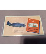 1940&#39;s World War II Bond Bread America&#39;s Finest Planes F4F Grumman Wildcat - €6,78 EUR