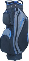Rife RF-LITE Black and Blue 14 Way Cart Bag 9.5&#39;&#39; Lightweight Nylon Golf... - £73.68 GBP