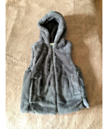 Zara Fur Hooded Vest Size 11-12  Thick Warm - $15.83