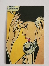 Woman on Phone with Hand to Forehead Comic Looking Sticker Decal Embellishment - £1.80 GBP