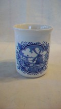 Blue &amp; White Windmill Ceramic Coffee Cup from English Ironstone Tableware - $22.00