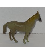 Pretend Play HORSE PVC figure RARE Vintage Hard Plastic equestrian #4 - $6.88 CAD
