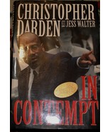  IN Contempt by Christopher Darden with Jess Walter Signed Copy Hardcove... - $38.00