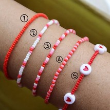 Red Valentine&#39;s Bracelets - $111.65 MXN