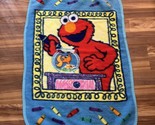 Vintage 90s Sesame Street Owen Elmo Blanket 44”x30.5” Dorothy Fish Bowl ... - $28.49