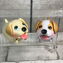 Chubby Puppies Lot Of 2 Waddling Dogs Golden Retriever Jack Russell Terrier - $14.84