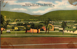 General View Military Reservation Post Headquarters Indiantown Gap PA Postcard - £4.30 GBP
