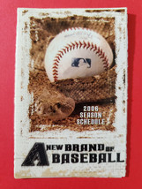 Arizona Diamondbacks 2006 Dbacks Pocket Schedule - Miller Lite Sponsor - £0.99 GBP