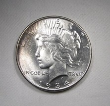 1934 Silver Peace Dollar UNC Coin AN578 - $197.01