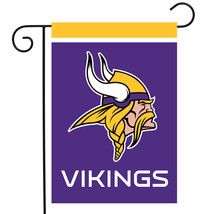 Minnesota Vikings Garden Flag Nfl Licensed 12.5&quot; X 18&quot; - £17.29 GBP