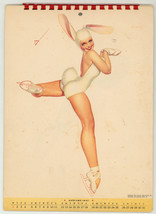 1947 Fawcett Complete Calendar ~ George Petty Pin-Up Girl Art / Petty Girls - $297.00