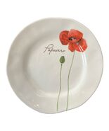 Opificio Etico Papavero Poppy Plate – 9” Ceramic – Made in Italy – Red F... - $18.00