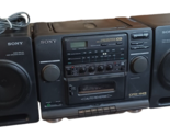 Sony CFD-454 CD Radio Cassette Recorder Boombox w Speakers TESTED - £90.63 GBP