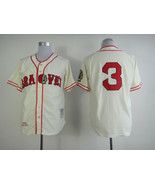 Braves #3 Babe Ruth Jersey Throwback Uniform Cream - €39,06 EUR