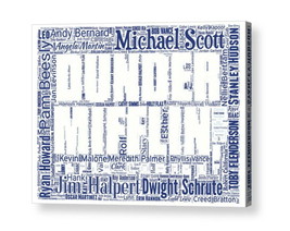The Office Dunder Mifflin Names List Incredible Mosaic Framed Limited Ed... - $19.19