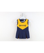 Vtg 90s Girls 3T University of Michigan Football Cheerleader Uniform Dre... - $55.62 CAD