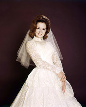 Shelley Fabares beautiful pose in wedding dress 16x20 Canvas Giclee - £55.30 GBP