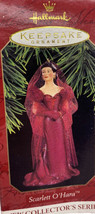 Scarlett O&#39;hara Christmas Ornament NEW in Box Vintage Red Dress Hallmark - £21.84 GBP