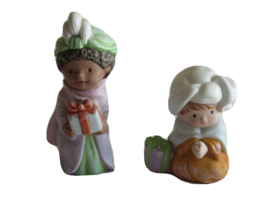 Vintage Avon Wise Man Melchior &amp; Balthasar Heavenly Blessings Nativity F... - $177.40 MXN