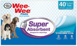 Four Paws Wee Wee Pads Super Absorbent 80 count (2 x 40 ct) Four Paws Wee Wee Pa - £67.71 GBP