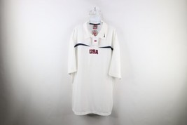 Deadstock Vintage NIke Mens 2XL Travis Scott Mini Swoosh Team USA Polo Shirt - £48.20 GBP